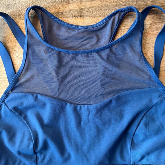 Lululemon Sun Setter Sports Bra Blue - SIZE 8 - Picture 4 of 8